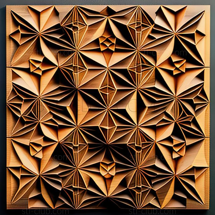 3D model st geometric pattern (STL)